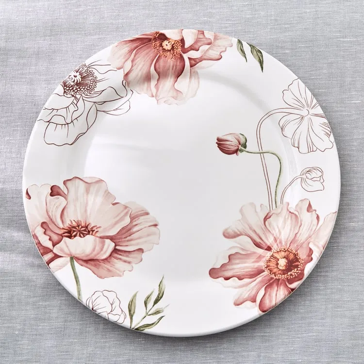 Alora Blush Serenity Stoneware Floral Print Dinner Plate 27.5cm